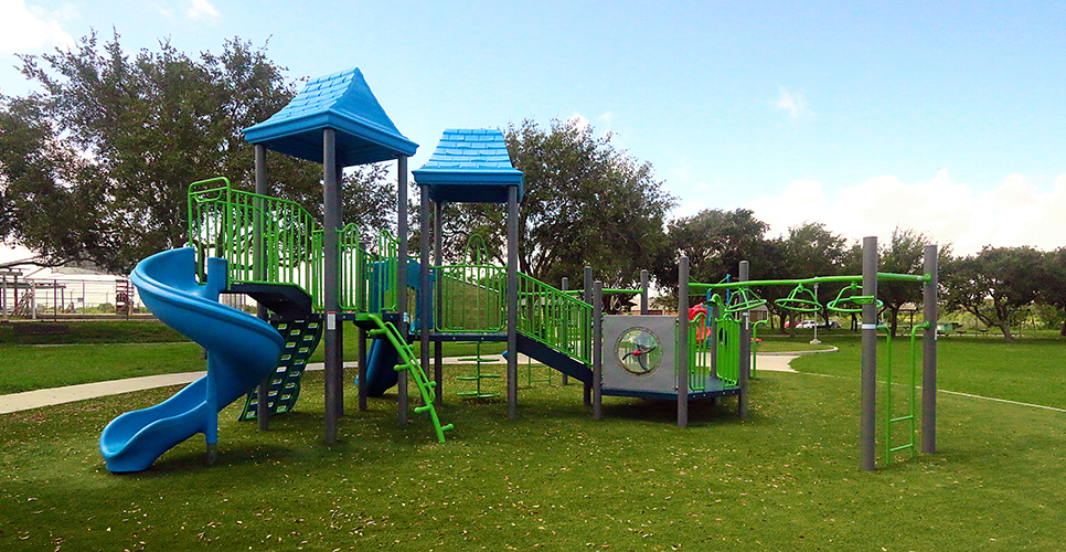 Parker Park blue slide